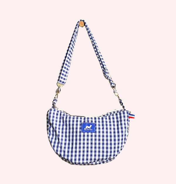 SAC BESACE BABE MINI VICHY BLEU – Image 2