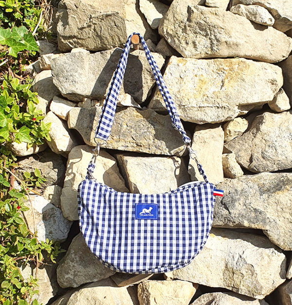 SAC BESACE BABE MINI VICHY BLEU – Image 8