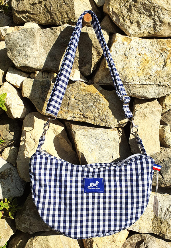 SAC BESACE BABE MINI VICHY BLEU – Image 4