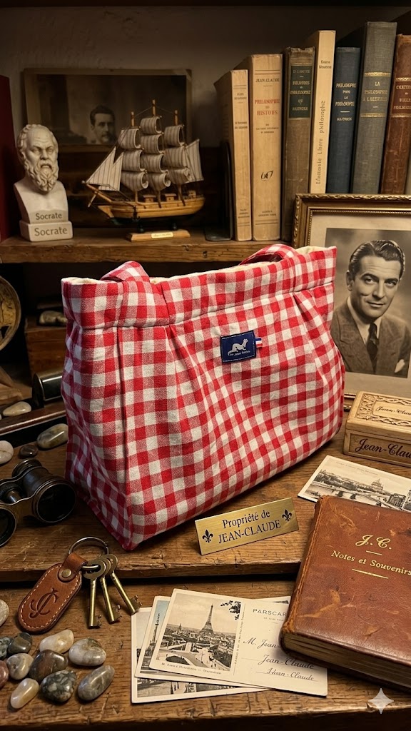 TOTE BAG MINI VICHY ROUGE – Image 10