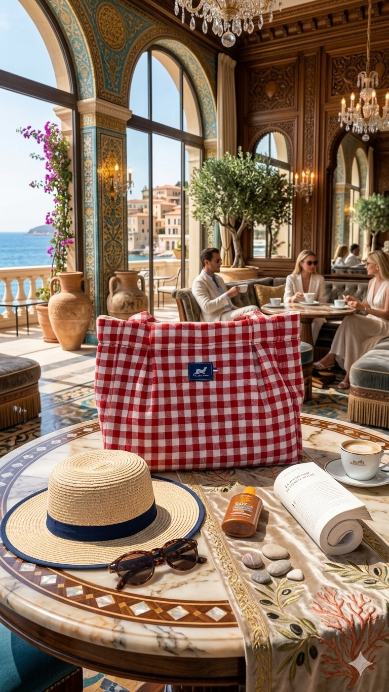 TOTE BAG MINI VICHY ROUGE – Image 12