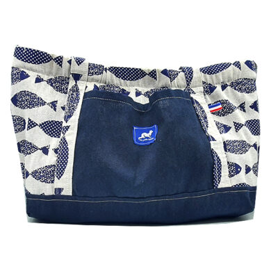 TOTE BAG MINI BICOLORE POISSONS