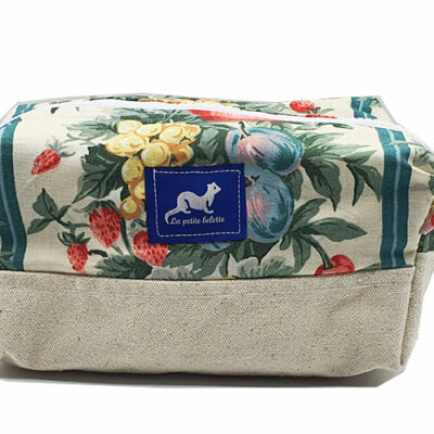 TROUSSE MOYENNE BICOLORE FRUITS ET FLEURS