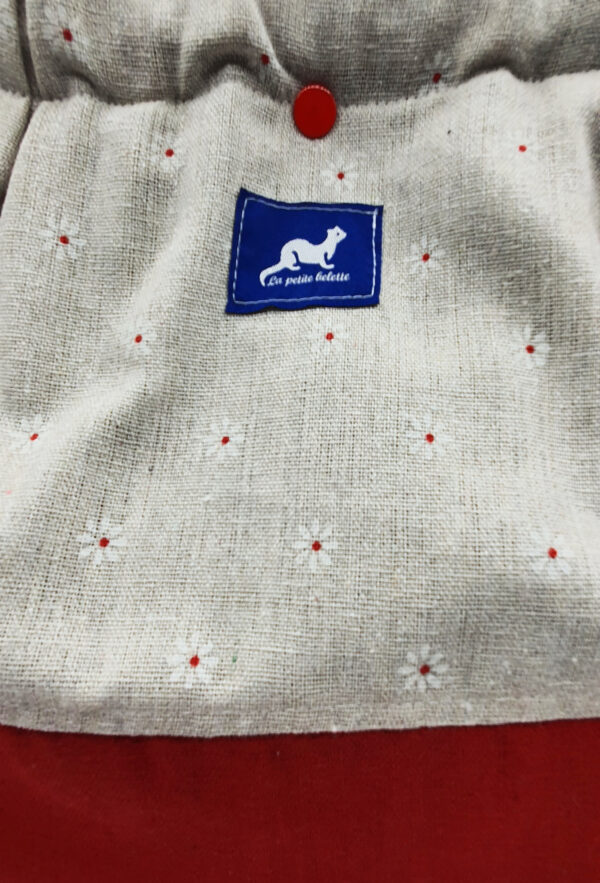 TOTE BAG MINI BICOLORE MARGUERITE ROUGE – Image 2