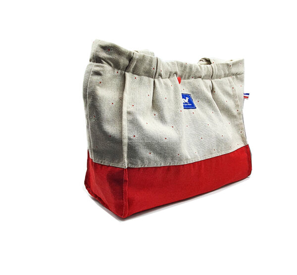 TOTE BAG MINI BICOLORE MARGUERITE ROUGE – Image 3