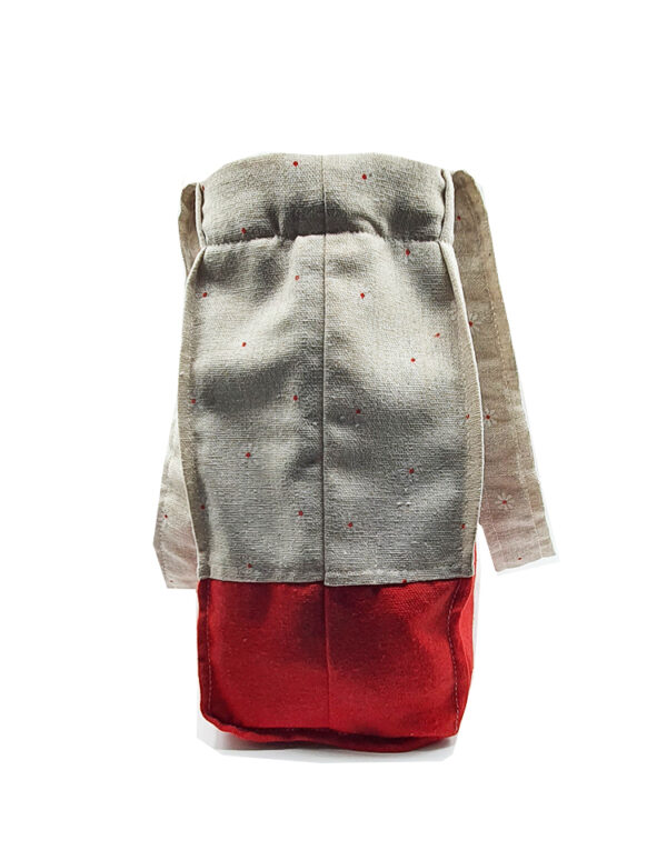 TOTE BAG MINI BICOLORE MARGUERITE ROUGE – Image 4