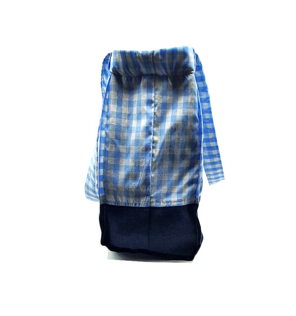 TOTE BAG MINI BICOLORE VICHY BLEU CLAIR – Image 2