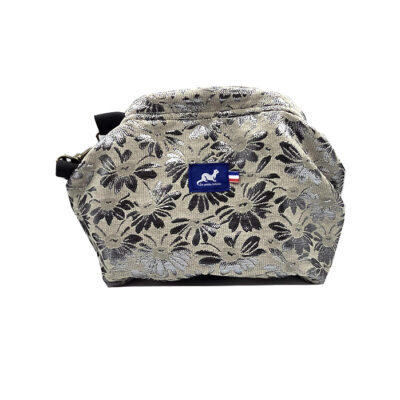 tutu argenté fleuri un sac élégant et rafiné