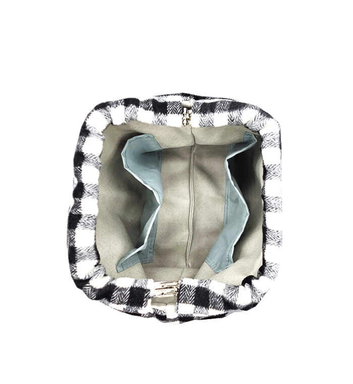 un lainage chaleureux pour un sac malin et élégant