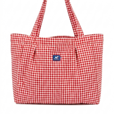 TOTE BAG VICHY ROUGE
