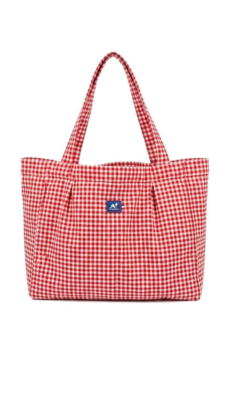 TOTE BAG VICHY ROUGE
